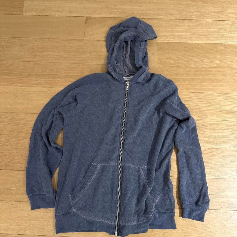 Splendid Navy Blue Zip Up Hoodie